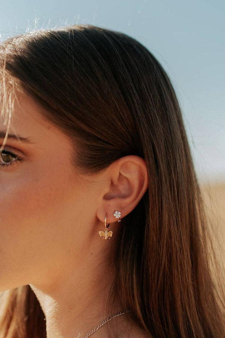 Mauve Jewelry Co. - Flower Mini Hoops