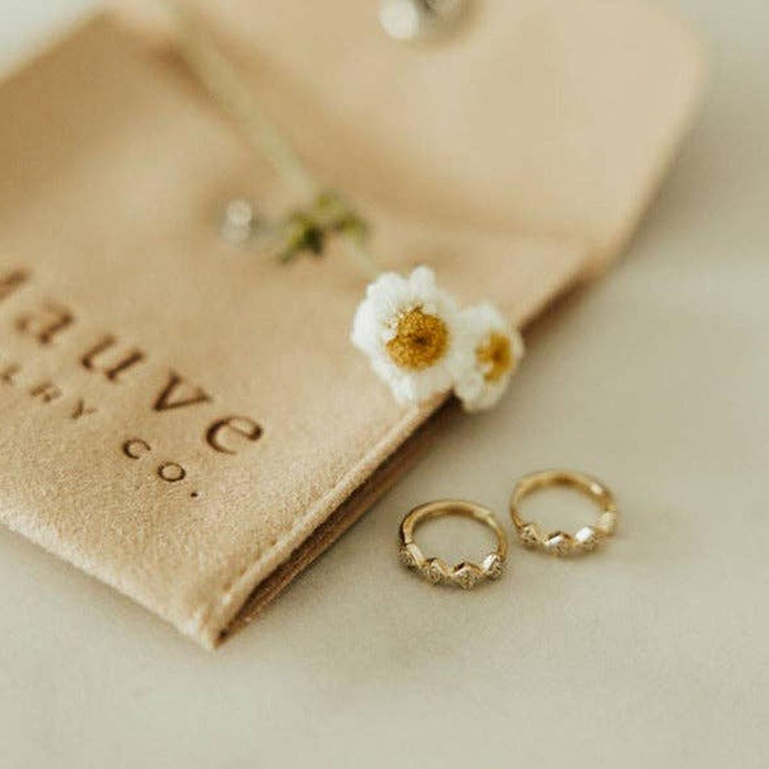 Mauve Jewelry Co. - Alice Diamond Hoops in Gold Vermeil