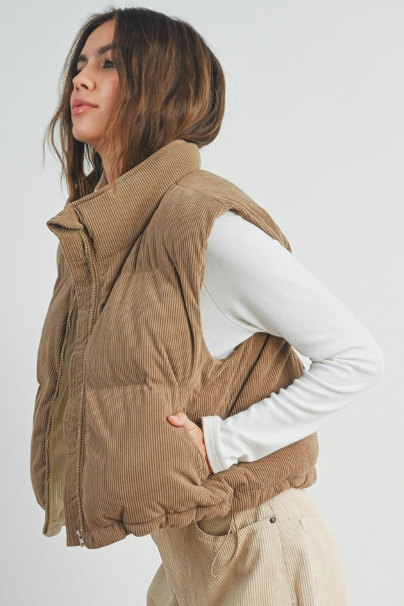 Dress Forum - Fall Adoreme Corduroy Puffer Vest