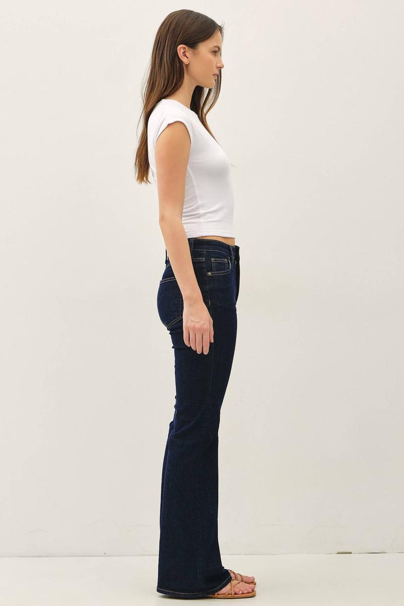 Be Cool - Soft Core Cap Sleeve Crew Neck Top