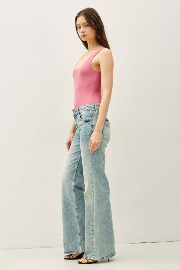 Be Cool - Scoop Neck Tank Bodysuit