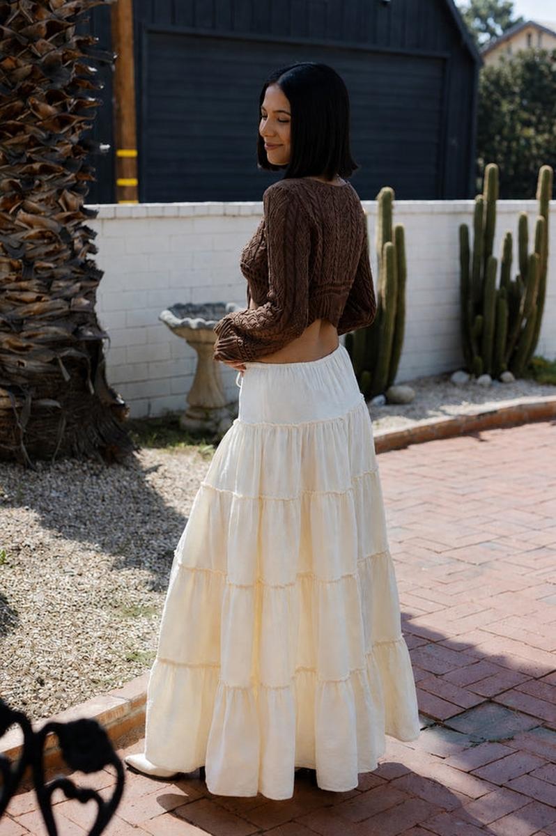 Nectar Clothing - Tiered Maxi Skirt