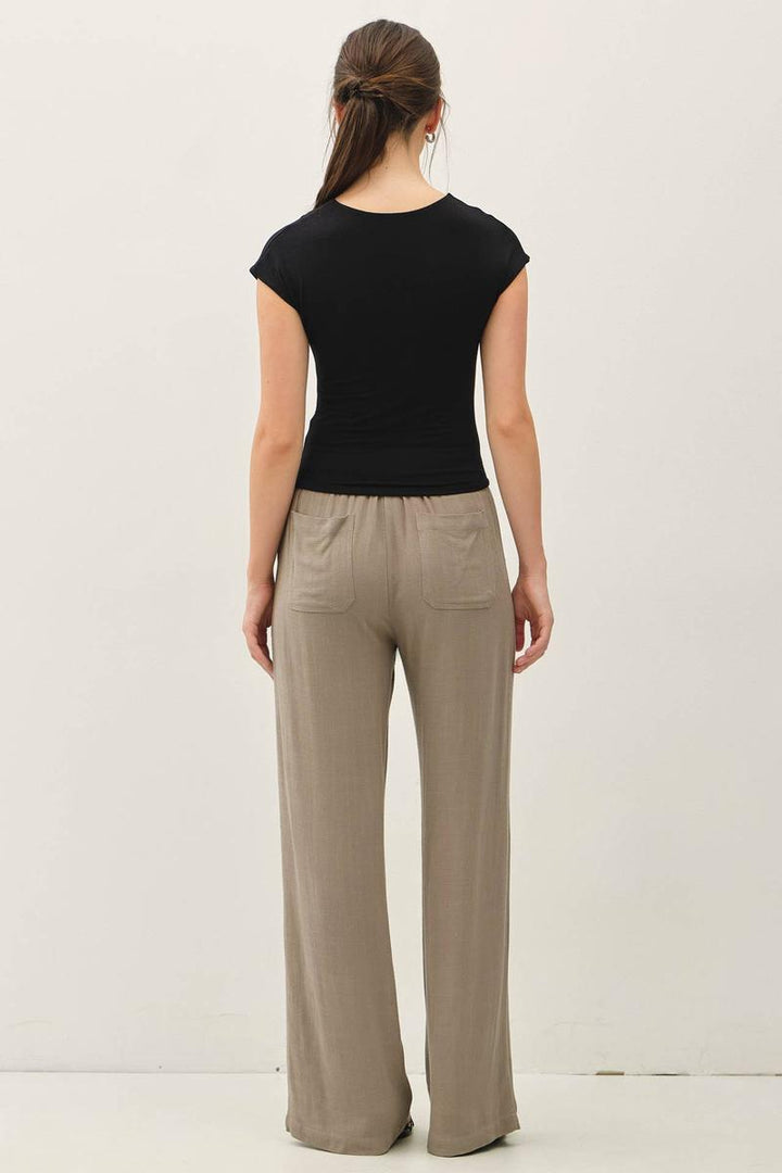 Be Cool - Soft Core Cap Sleeve Crew Neck Top