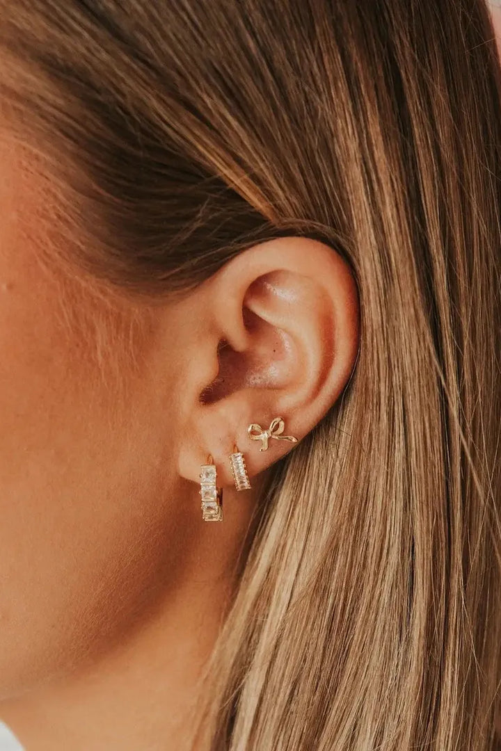 Mauve Jewelry Co. - Ella Bow Studs in Gold