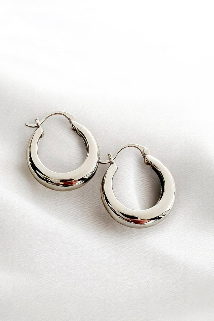 True by Kristy Jewelry - Wanderlust Hoops Earrings Sterling Silver