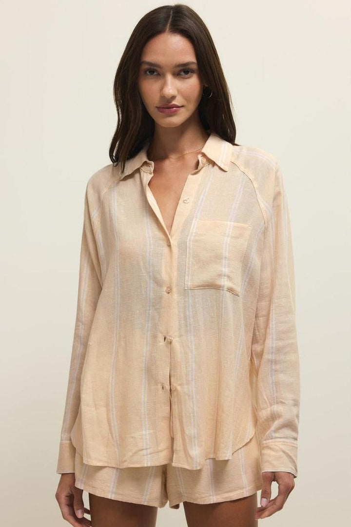 Z Supply - The Perfect Line Top in Custard