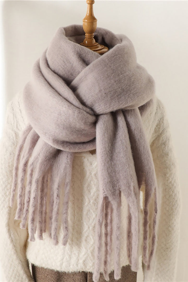 ACCITY - Mohair Tassel Scarf