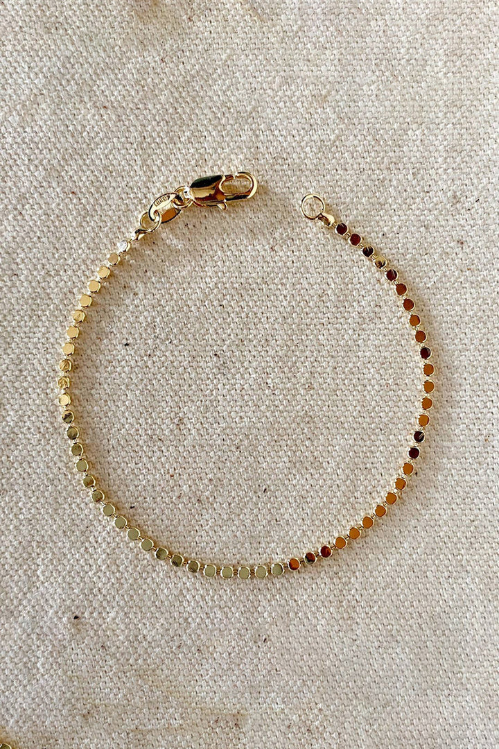 GoldFi - 18k Gold Filled 2mm Dot Ball Bracelet