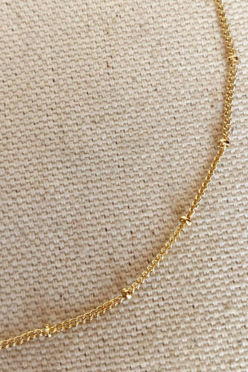 GoldFi - 18k Gold Filled Satellite Chain Anklet