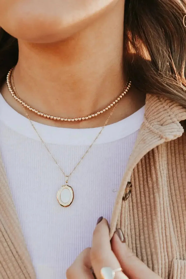 Mauve Jewelry Co. - Isabelle Locket Necklace