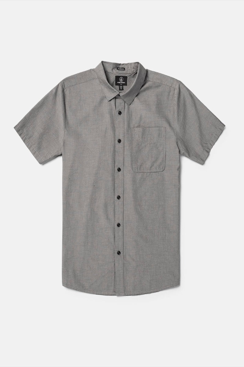 Volcom - Date Knight Short Sleeve Shirt in Grey