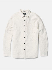 Volcom - Date Knight Long Sleeve Shirt in Off White