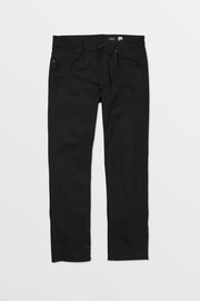 Volcom - Solver Modern Fit Jeans in Black On Black