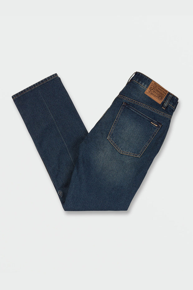 Volcom - Solver Modern Fit Jeans in Matured Blue