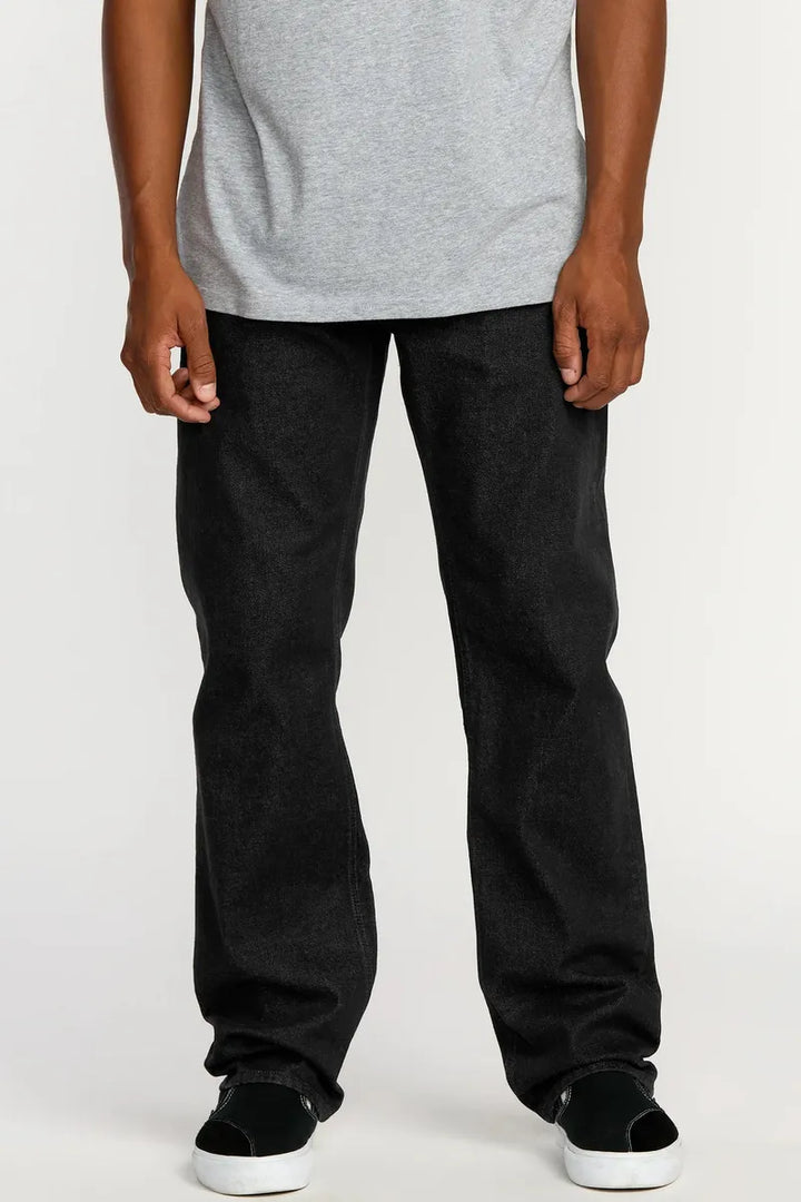 Volcom - Kinkade Regular Fit Jeans in Black Wash
