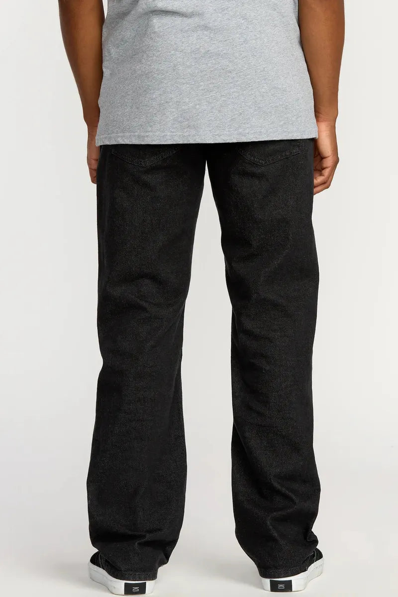 Volcom - Kinkade Regular Fit Jeans in Black Wash