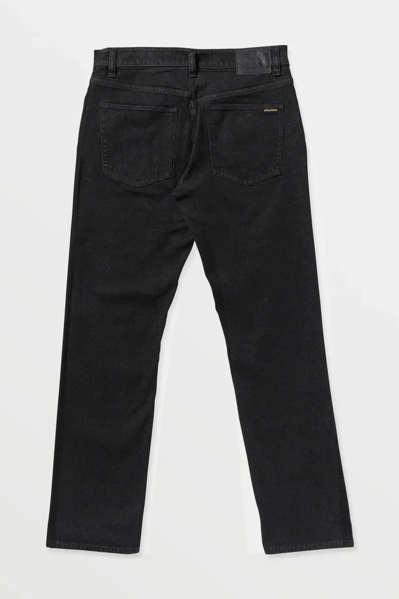 Volcom - Kinkade Regular Fit Jeans in Black Wash