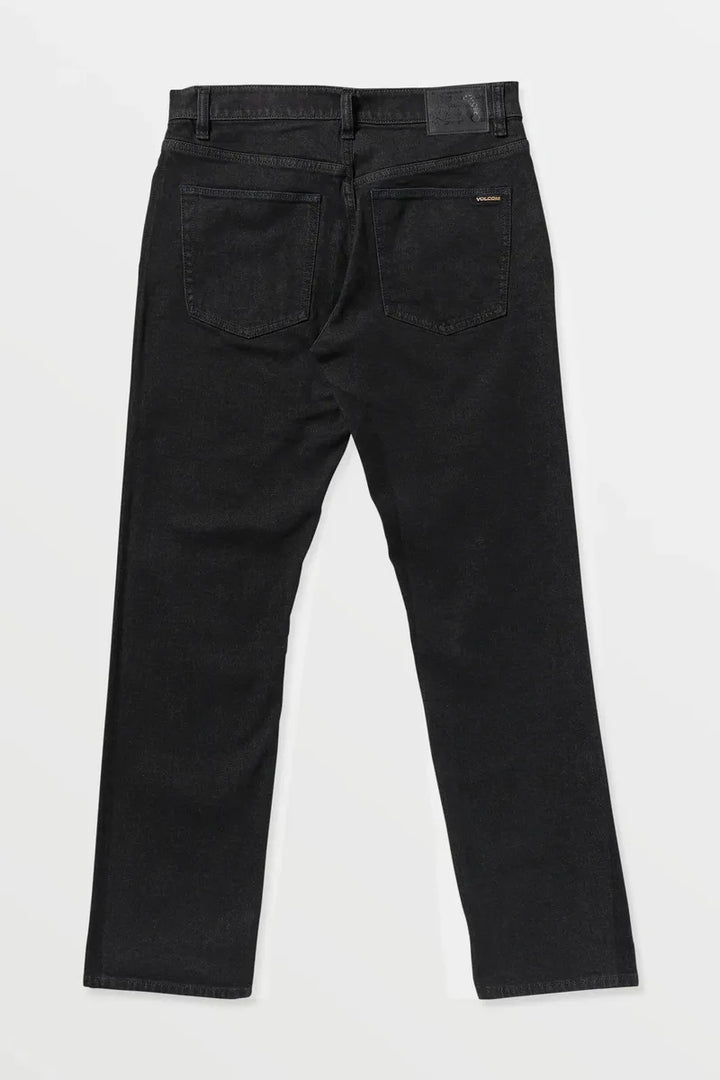 Volcom - Kinkade Regular Fit Jeans in Black Wash