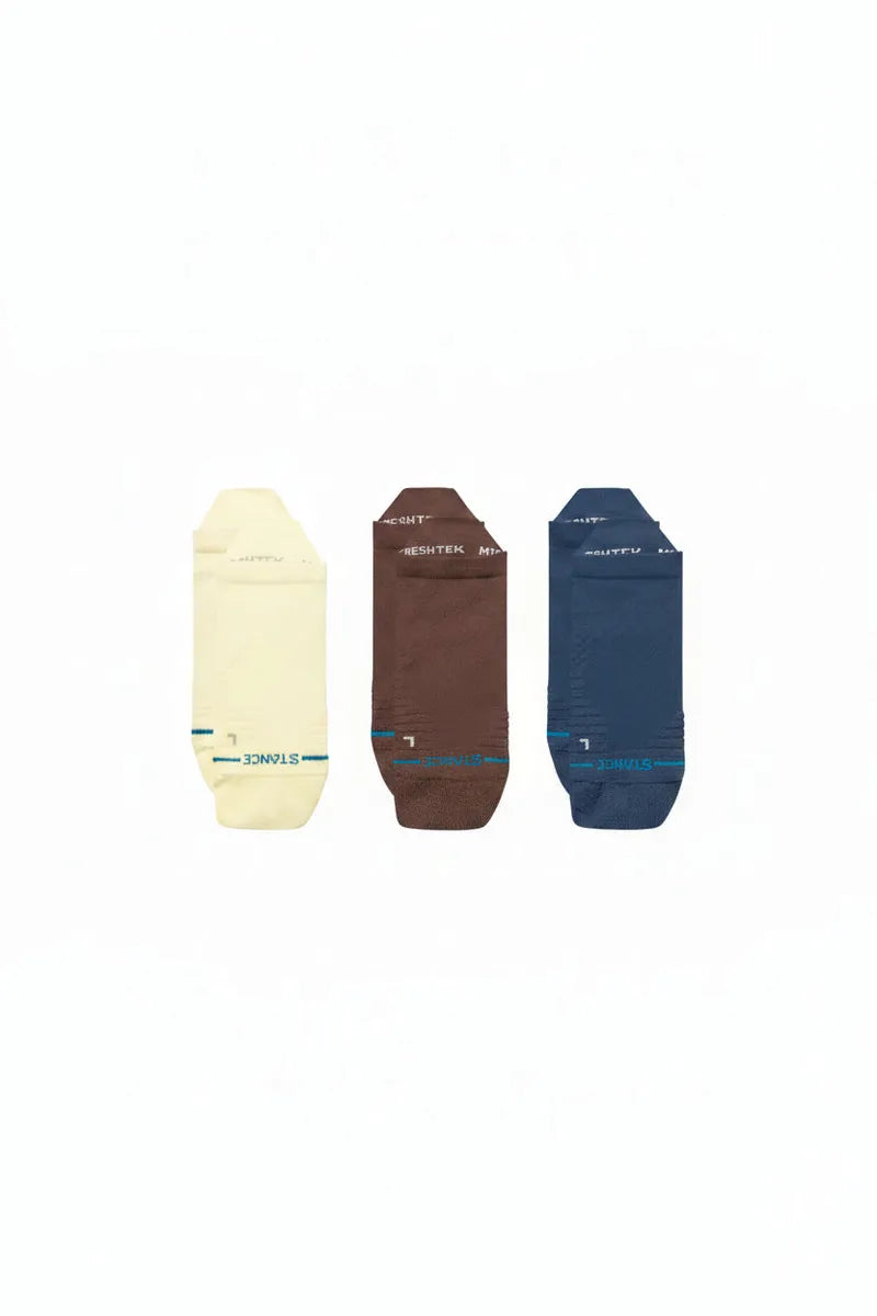 Stance - Solid Mid Tab 3 Pack in Butter