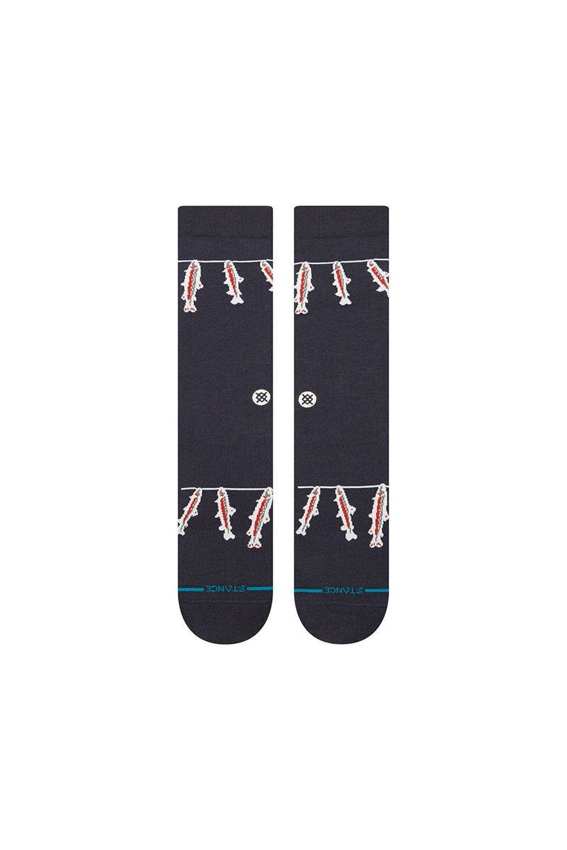 Stance - Gone Fishin Crew Sock in Navy
