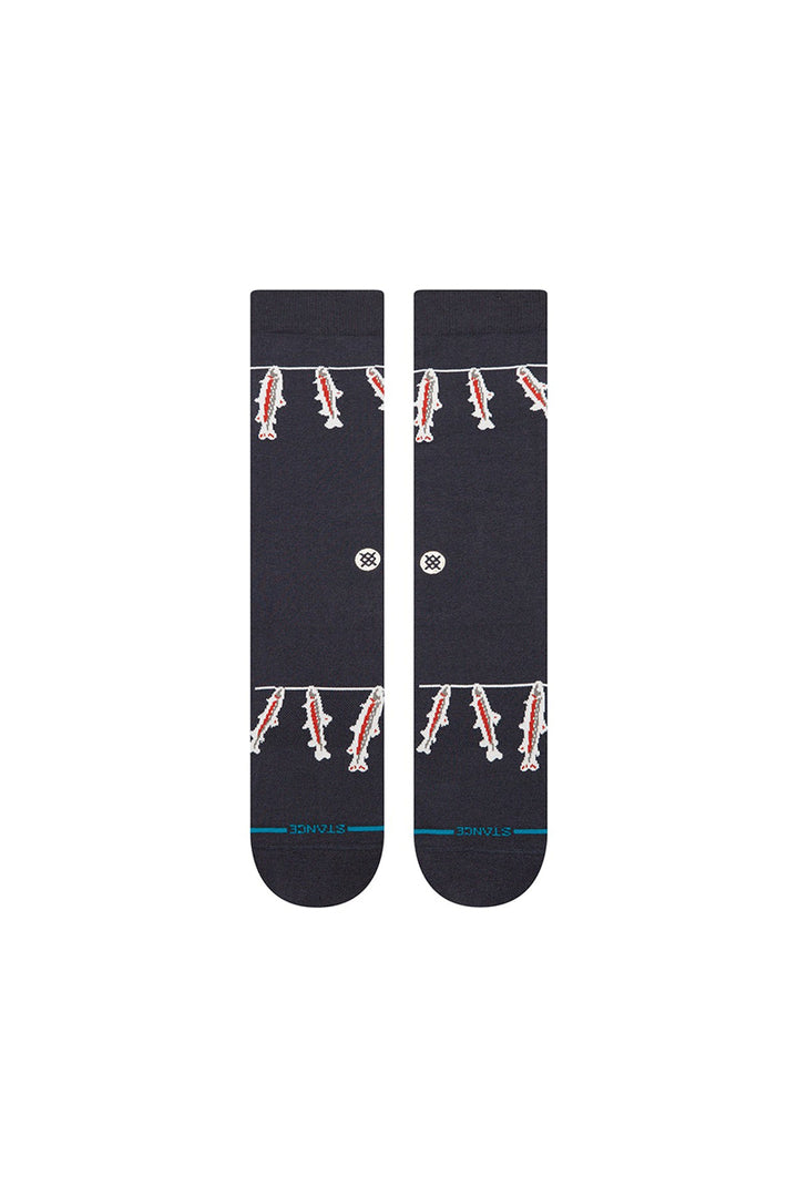 Stance - Gone Fishin Crew Sock in Navy