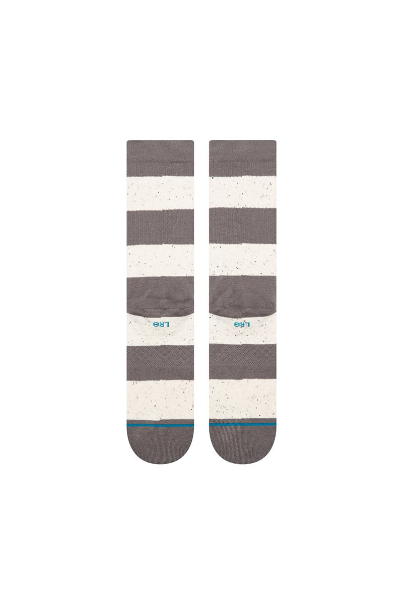 Stance - NEP Striped Crew Sock in Grey