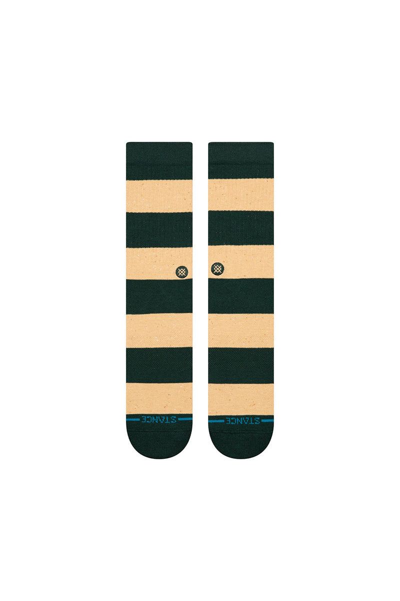 Stance - NEP Striped Crew Sock in Pine