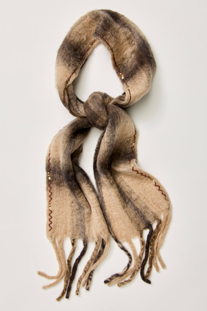 Free People - Highland Plaid Skinny Scarf