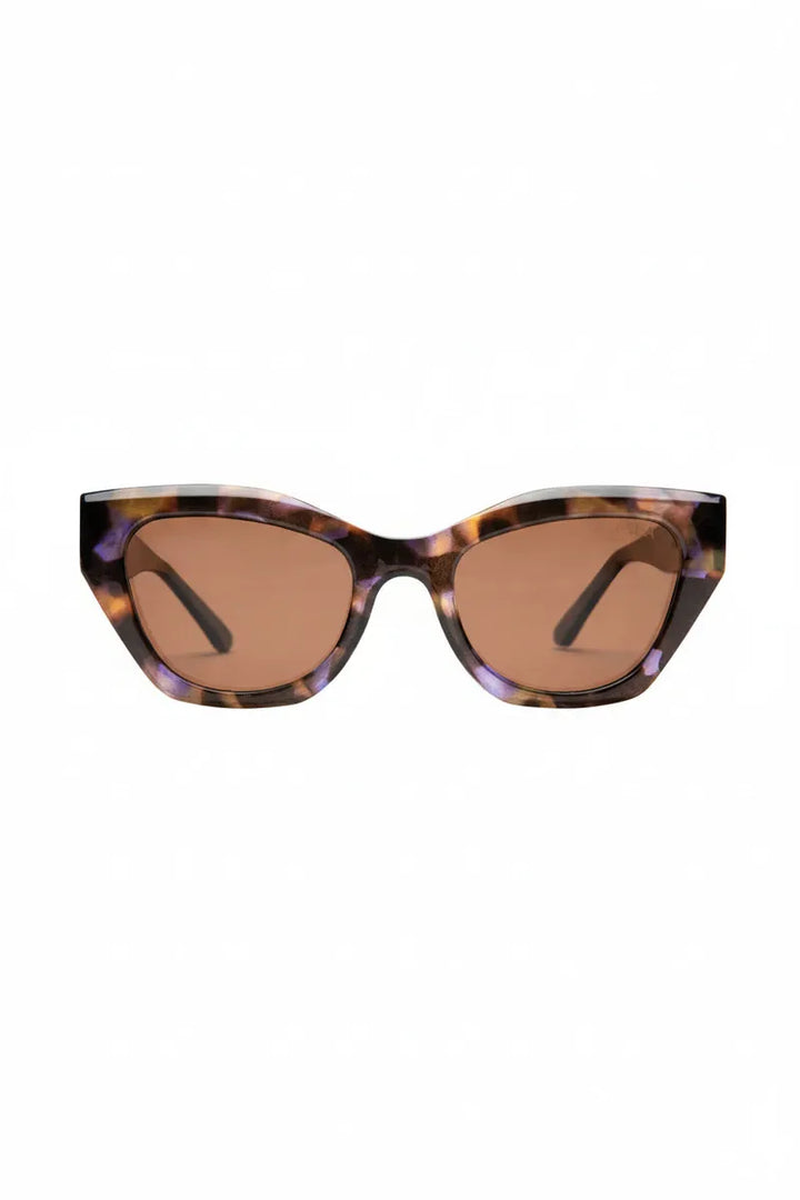 I-SEA - Avery with Blue Tortoise Frame with Brown Polarized Lenses