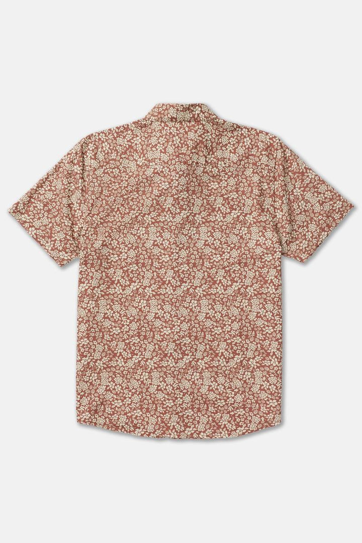 RVCA - Botanical Short Sleeve Shirt in Rawhide
