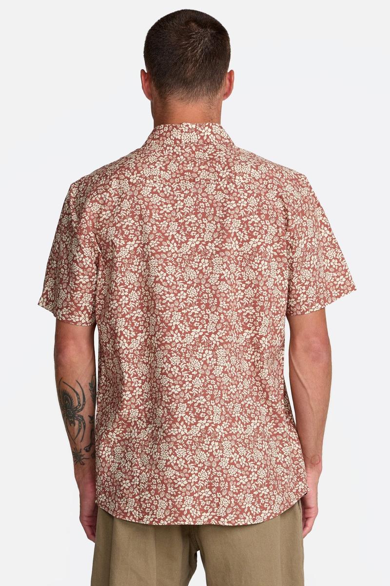 RVCA - Botanical Short Sleeve Shirt in Rawhide