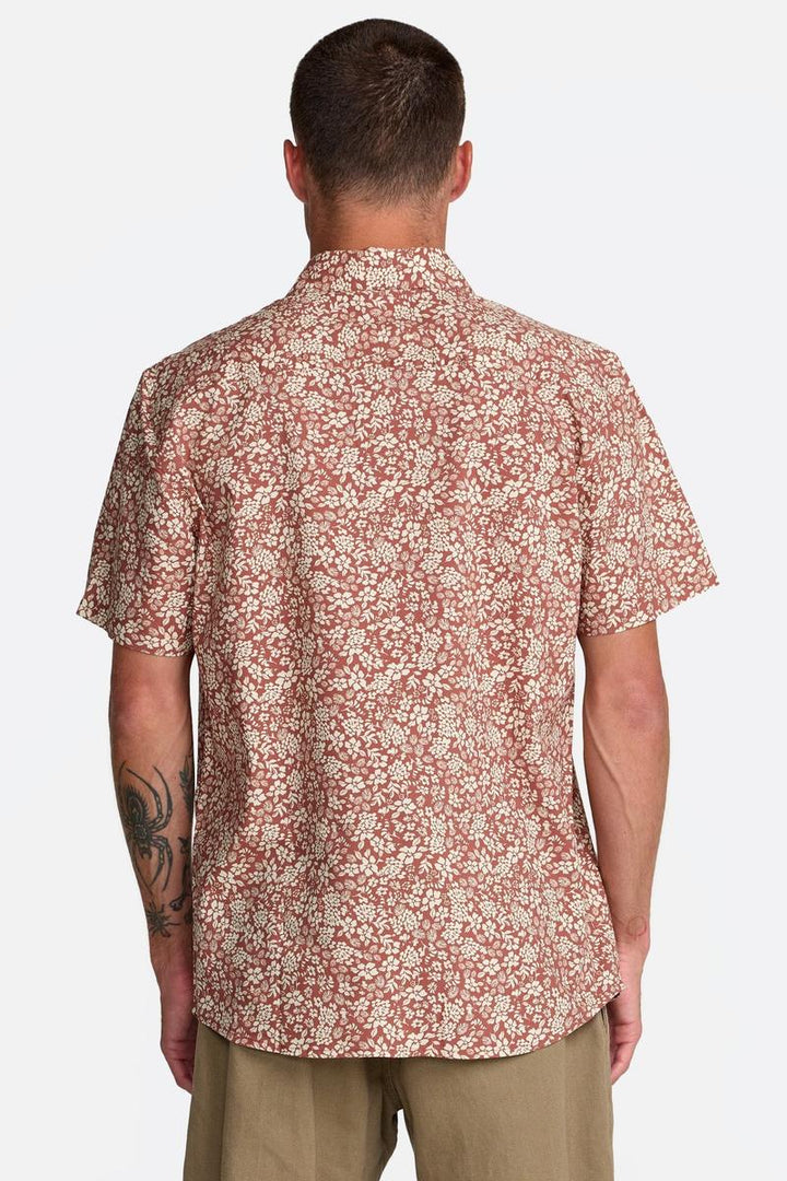 RVCA - Botanical Short Sleeve Shirt in Rawhide