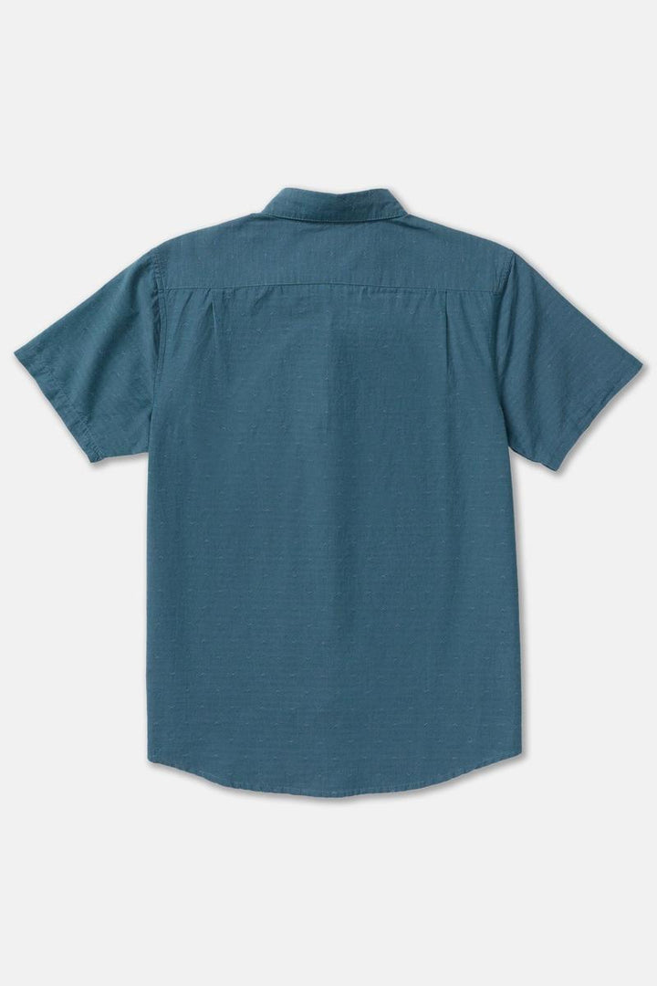 RVCA - That'll Do Dobby Short Sleeve Shirt in Atlantic