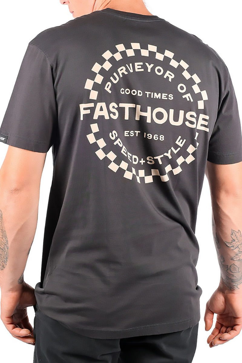 FASTHOUSE - Anchor Tee in Graphite Black