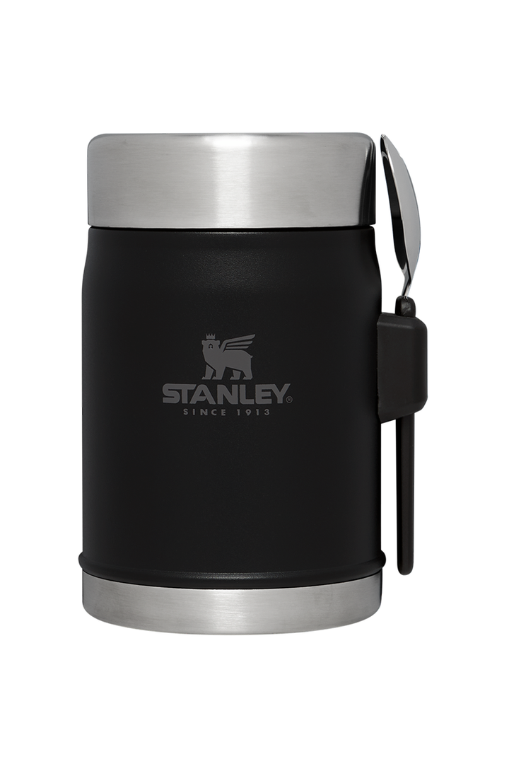 Stanley - Classic Legendary Food Jar + Spork in Black (14oz)
