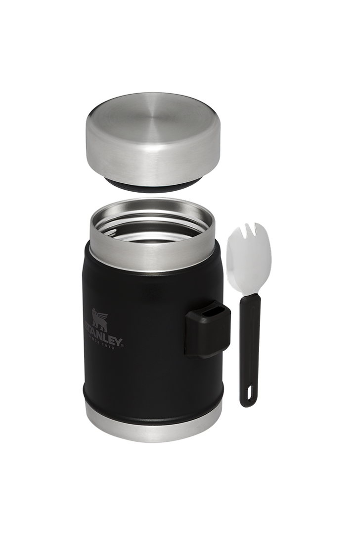 Stanley - Classic Legendary Food Jar + Spork in Black (14oz)