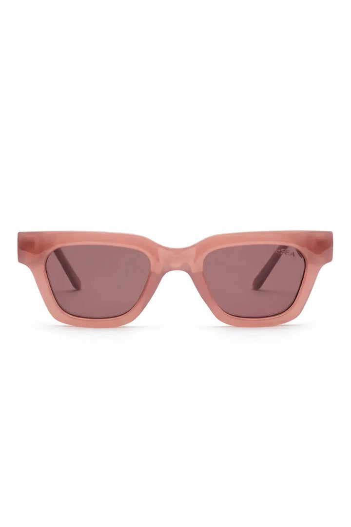 I-SEA - with Dusty Rose Frames and Plum Polarized Lenses