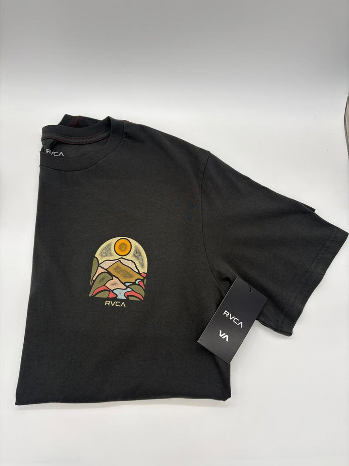RVCA - River Run Short Sleeve Tee in Black