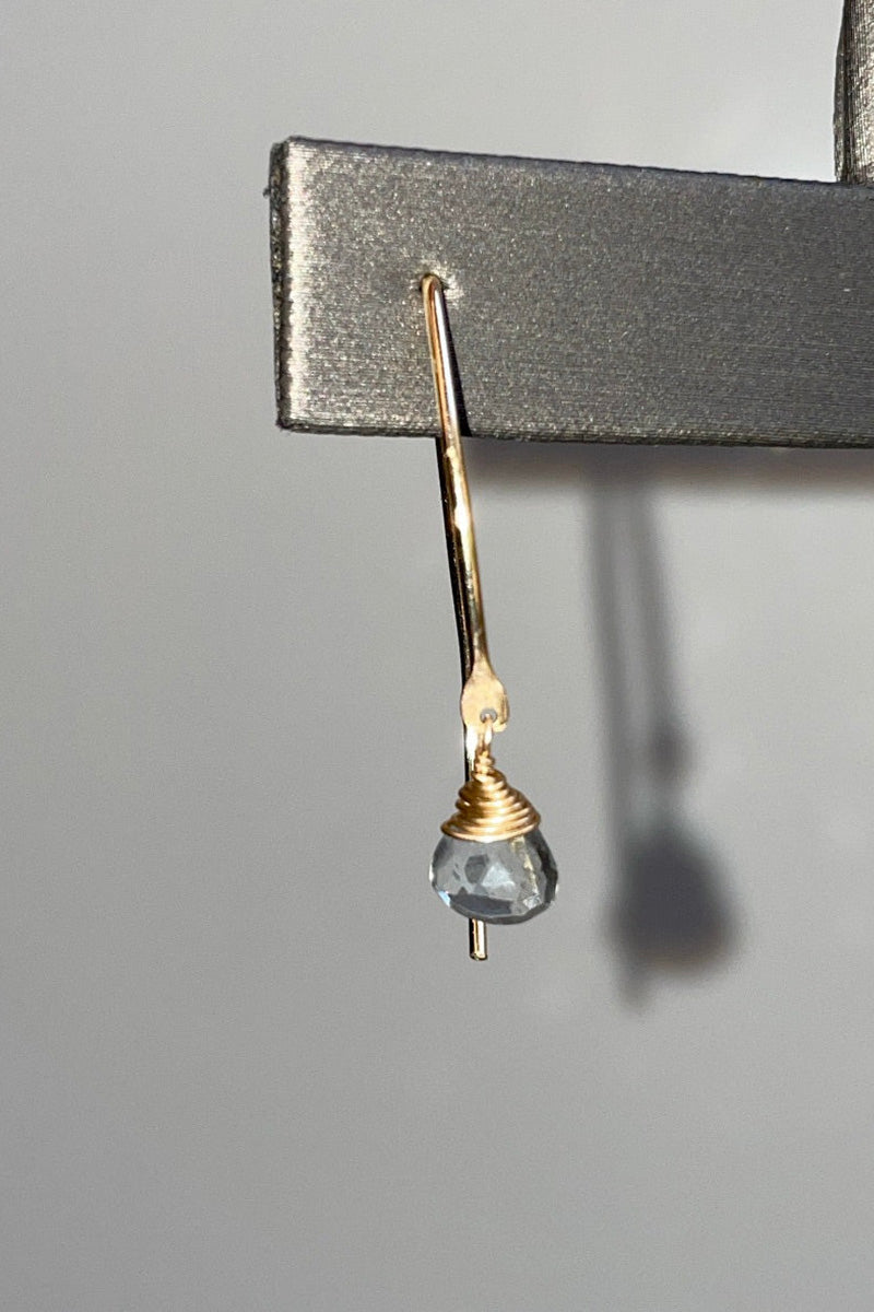 Tree Myriah - Aquamarine Isla Earrings in Gold