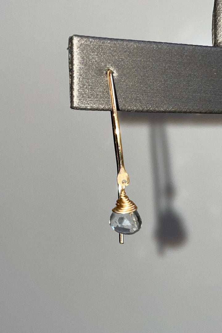 Tree Myriah - Aquamarine Isla Earrings in Gold