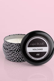 capri BLUE - Volcano Signature Black Mini Tin, 3 oz