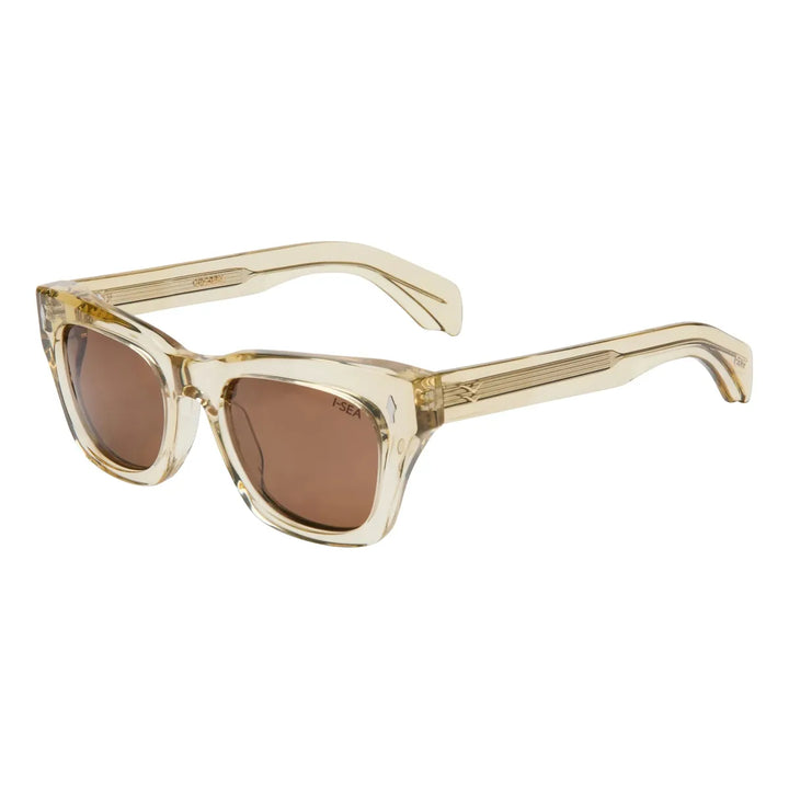 I-SEA - Crosby with Lemon Frames and Brown Polarized Lenses