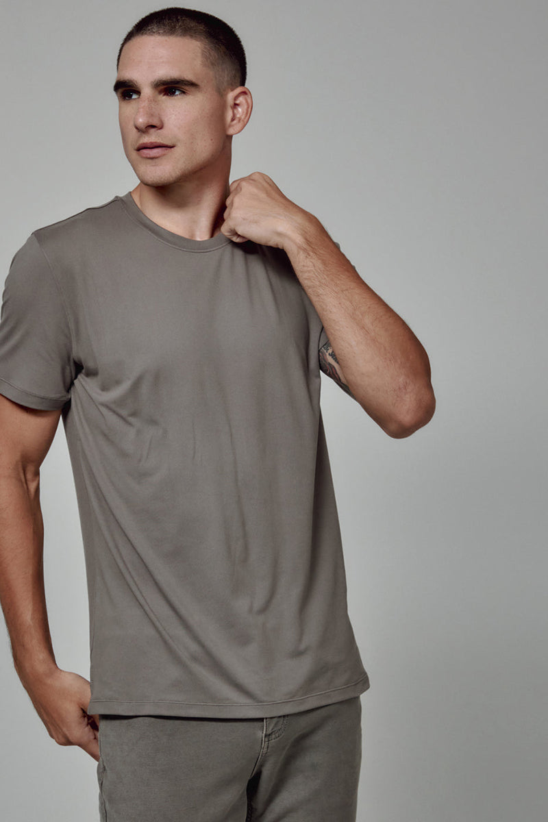 7DIAMONDS - Core™ Crew Neck Tee in Steel Gray
