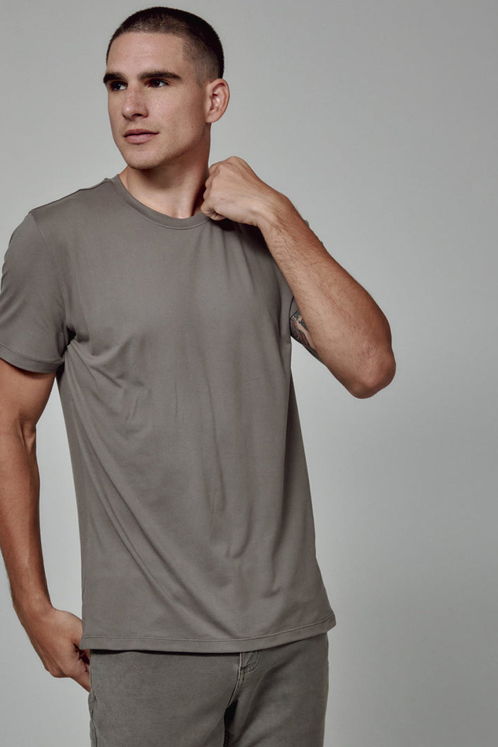 7DIAMONDS - Core™ Crew Neck Tee in Steel Gray