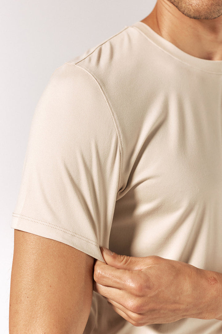 7DIAMONDS - Core™ Crew Neck Tee in Wheat