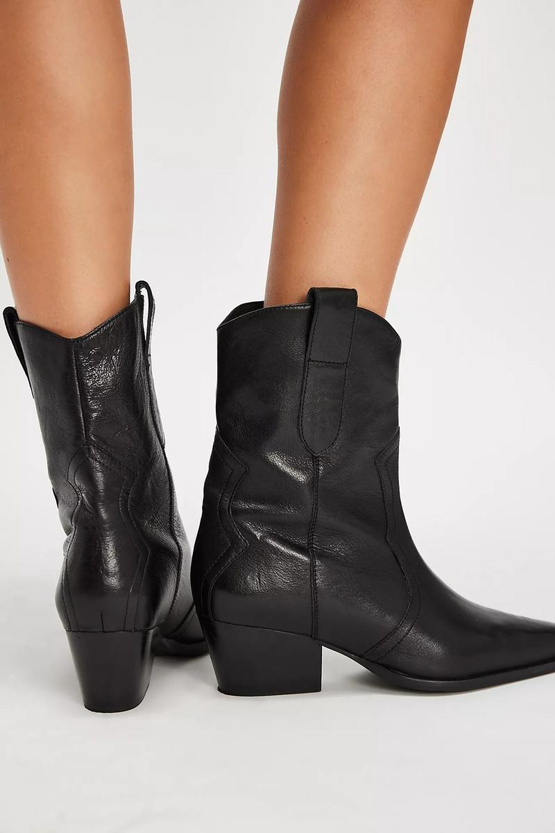 Free People - Cat Nap Cowboy Boots in Black