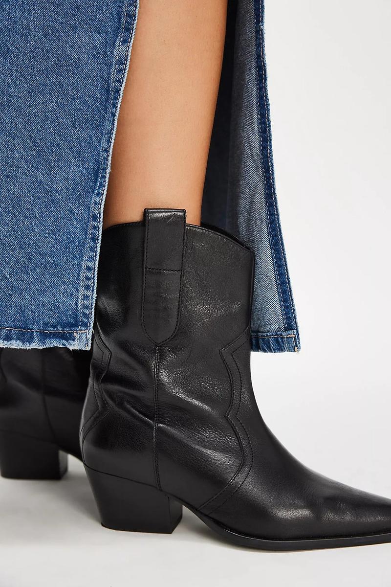 Free People - Cat Nap Cowboy Boots in Black