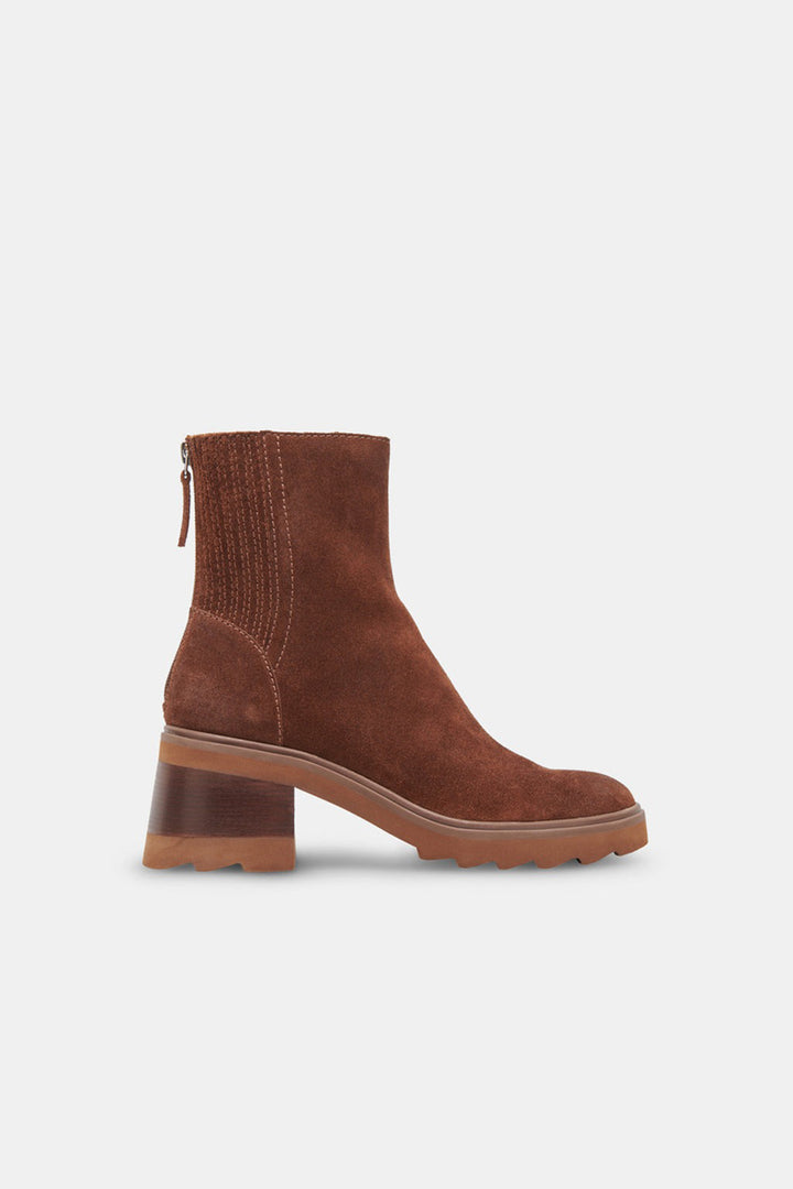 dolce vita - Martey H2O Wide Boots in Cocoa Suede