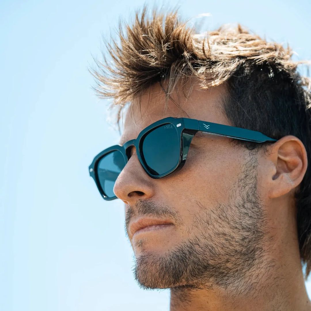 I-SEA - Hudson with Black Frames and Smoke Polarized Lenses