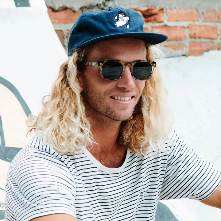 I-SEA - Blair 2.0 with Tortoise Frames and Navy Polarized Lenses